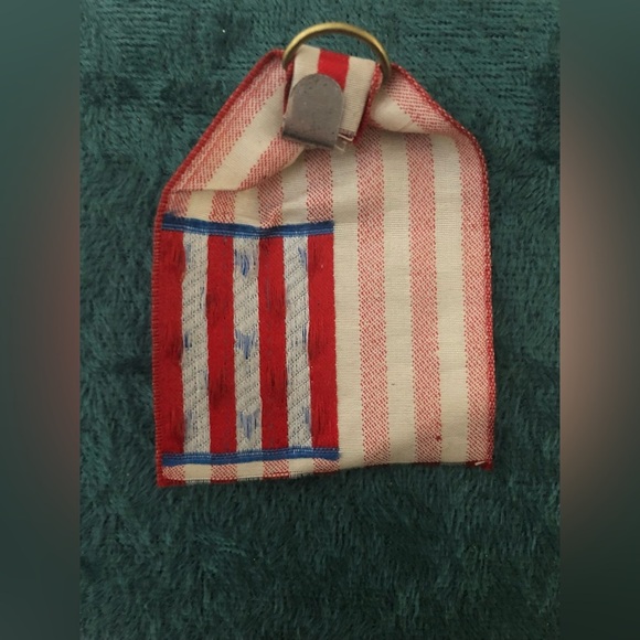 Antique Silk 13 Star American Flag Badge - Picture 3 of 4